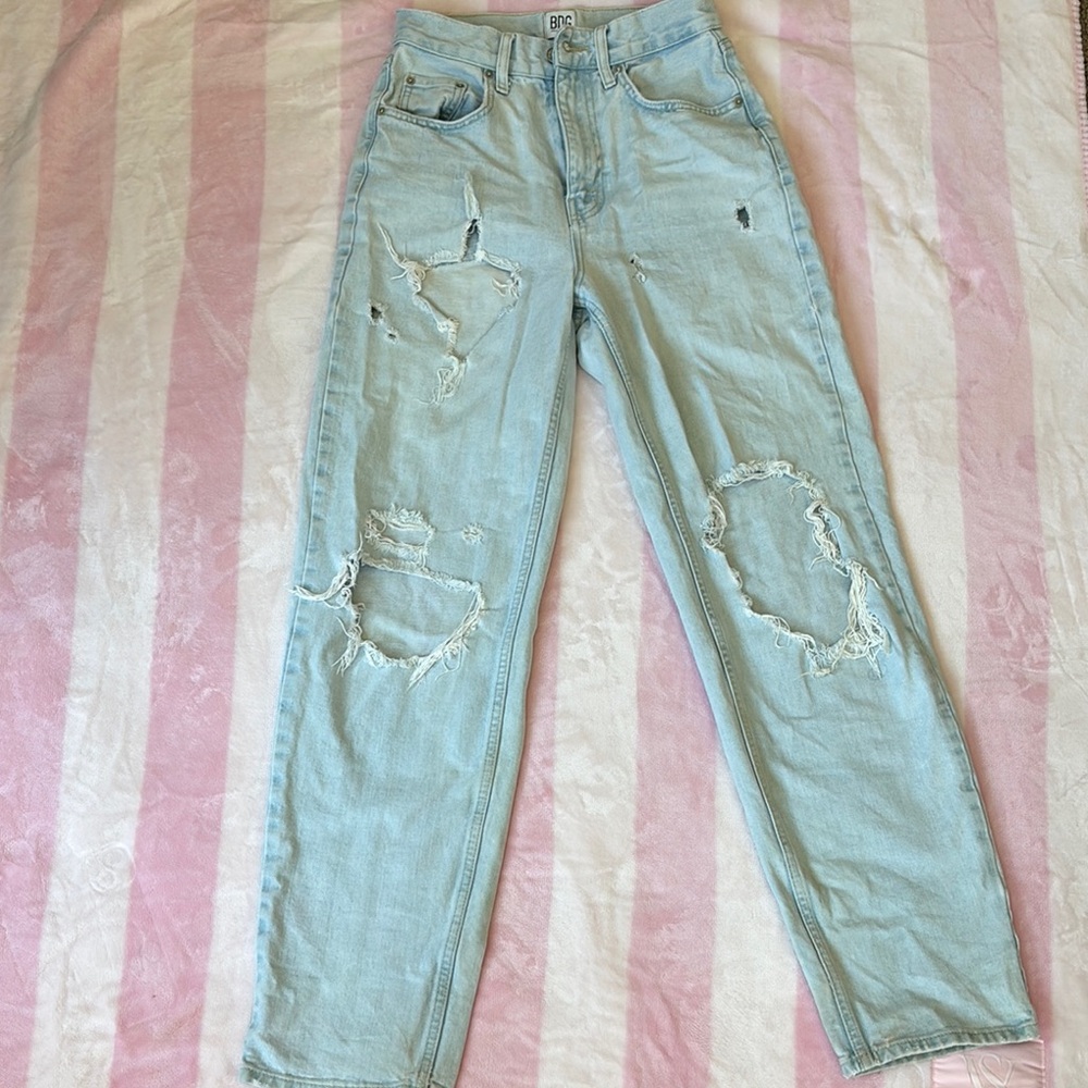 Urban Outfitters BDG Distressed Light Blue Jeans
